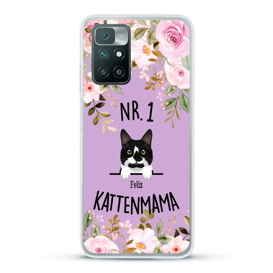 No. 1 Kattenmama - Gepersonaliseerd telefoonhoesje