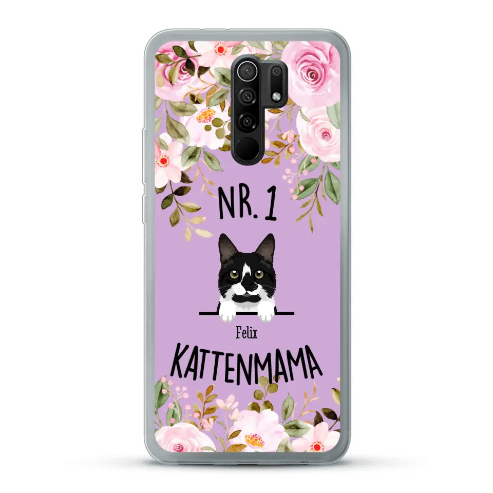 No. 1 Kattenmama - Gepersonaliseerd telefoonhoesje