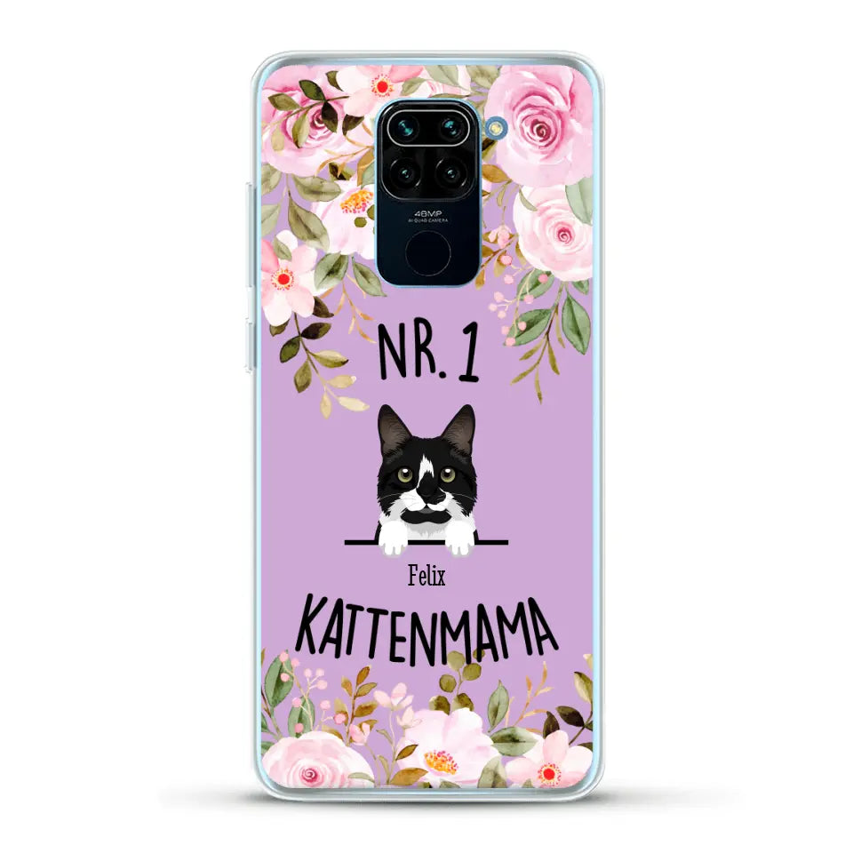No. 1 Kattenmama - Gepersonaliseerd telefoonhoesje