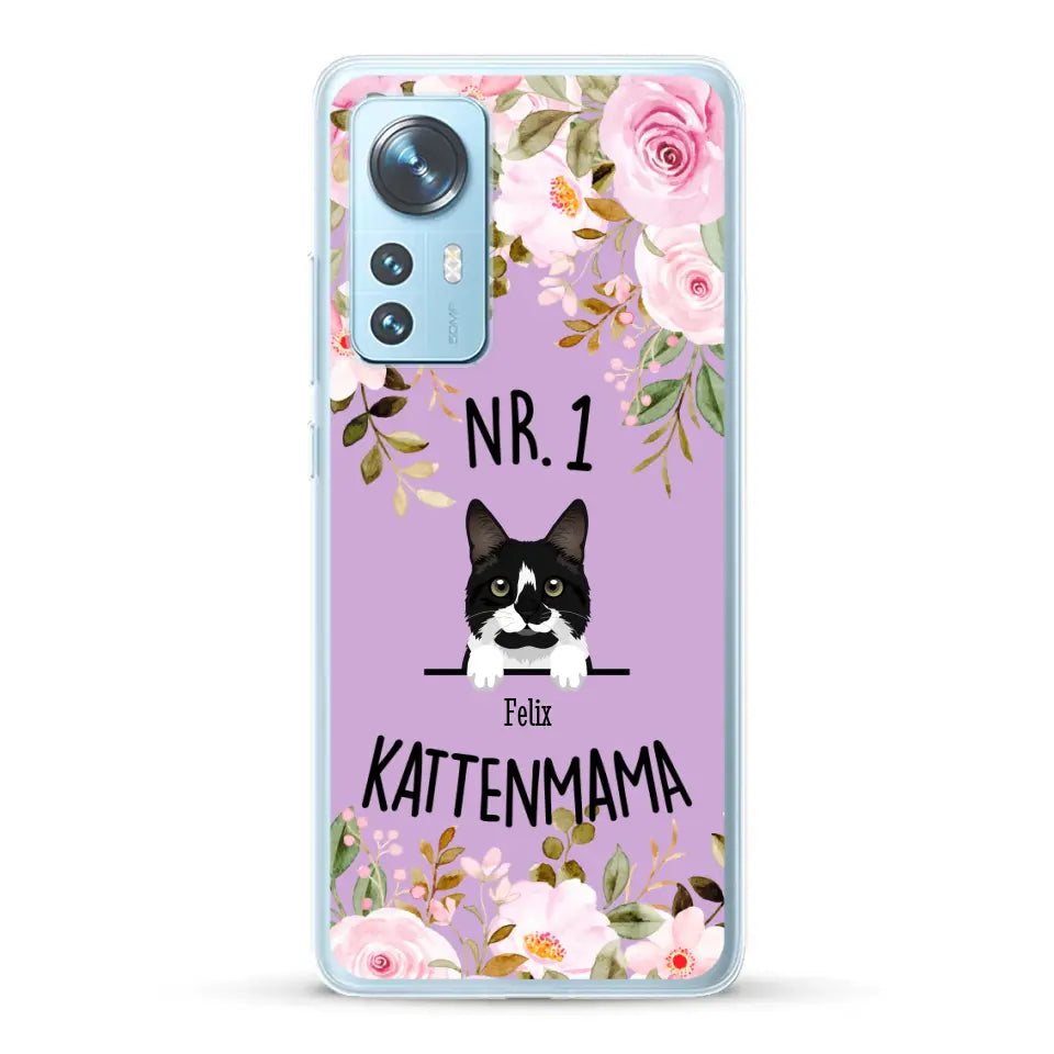 No. 1 Kattenmama - Gepersonaliseerd telefoonhoesje