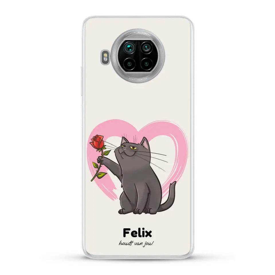 Jouw kat houdt van jou - Gepersonaliseerd telefoonhoesje