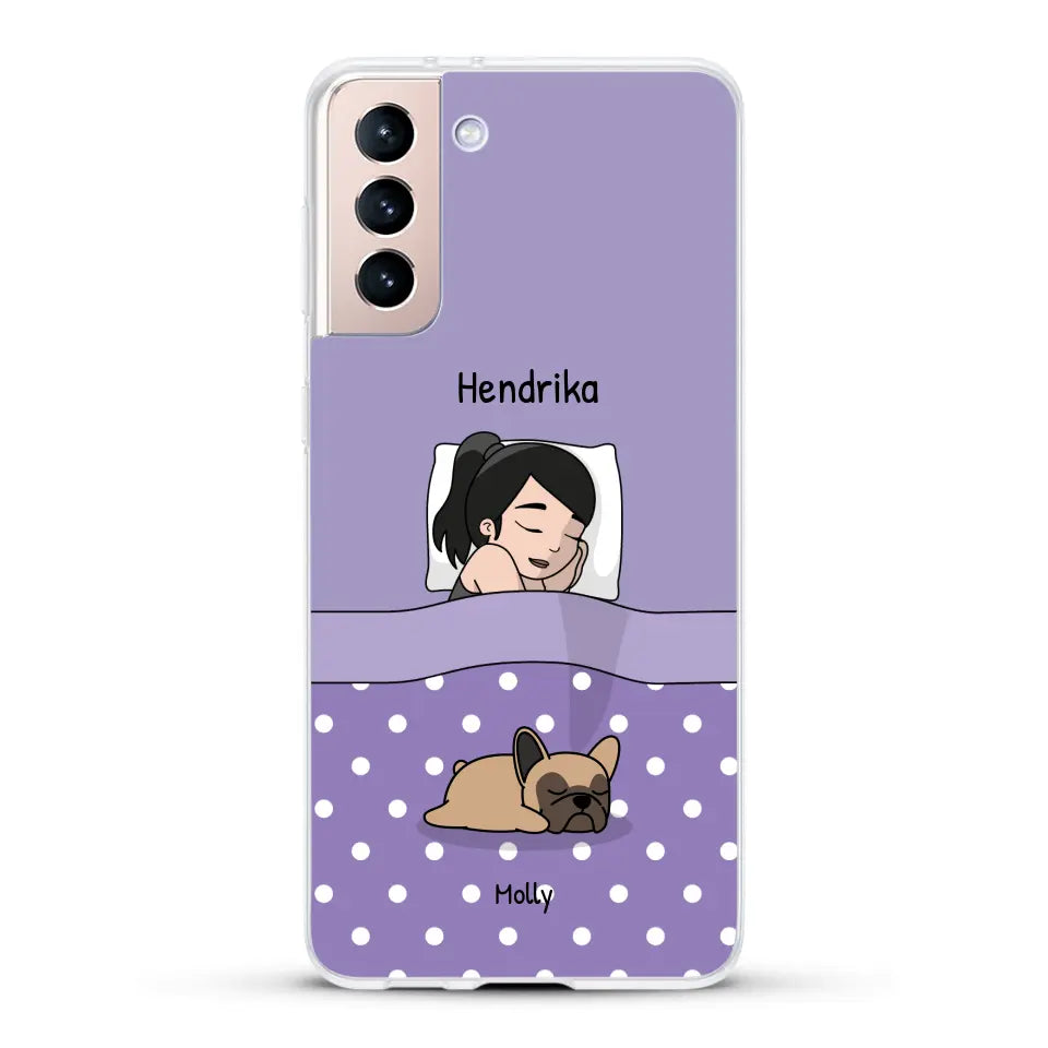 Knuffeltijd met pluisneuzen - Gepersonaliseerd telefoonhoesje