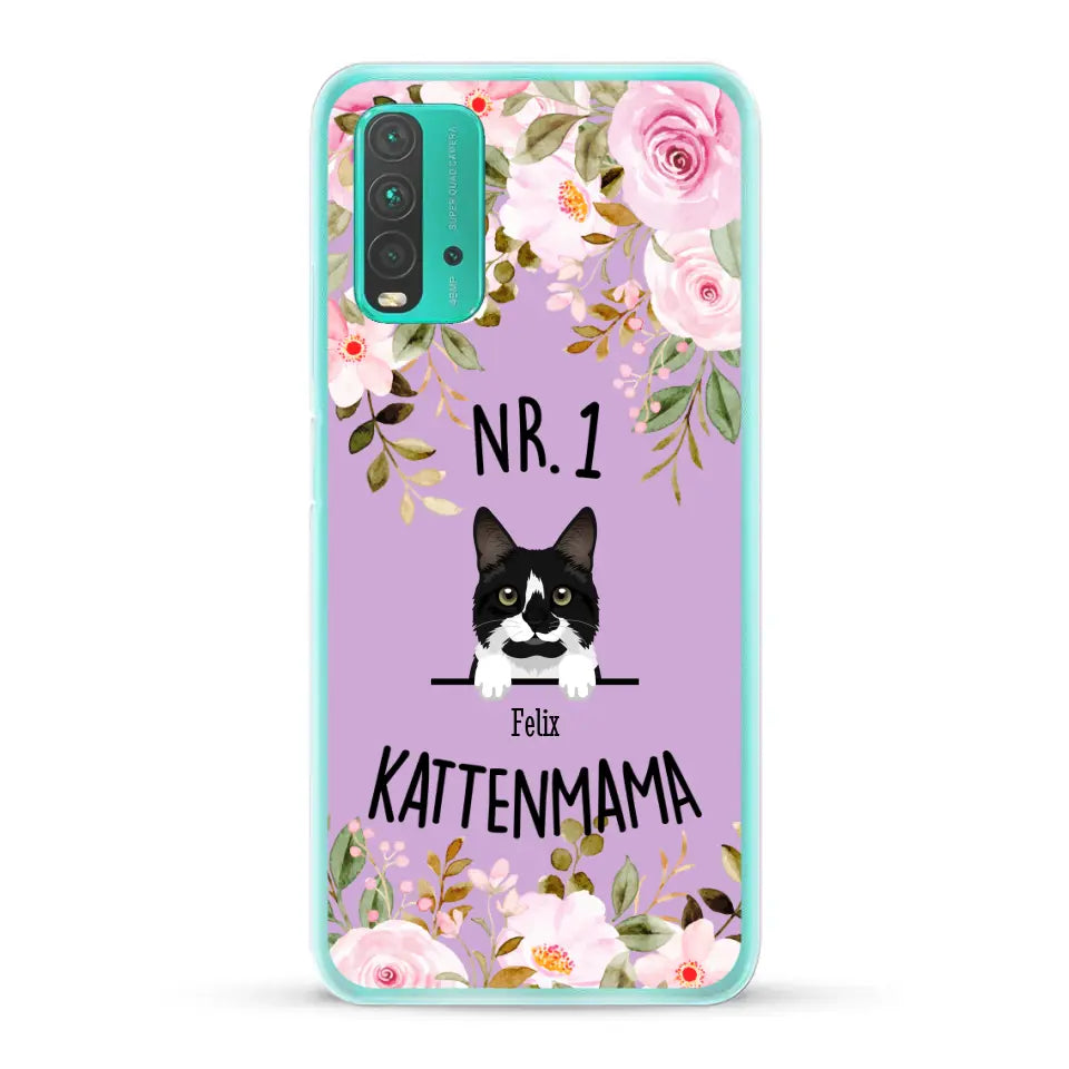 No. 1 Kattenmama - Gepersonaliseerd telefoonhoesje
