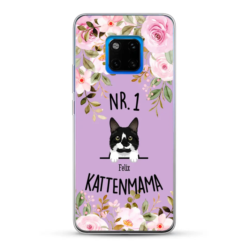 No. 1 Kattenmama - Gepersonaliseerd telefoonhoesje