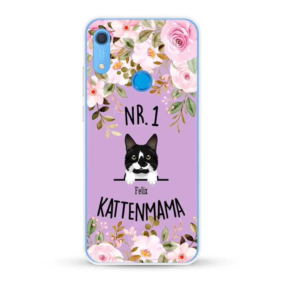 No. 1 Kattenmama - Gepersonaliseerd telefoonhoesje