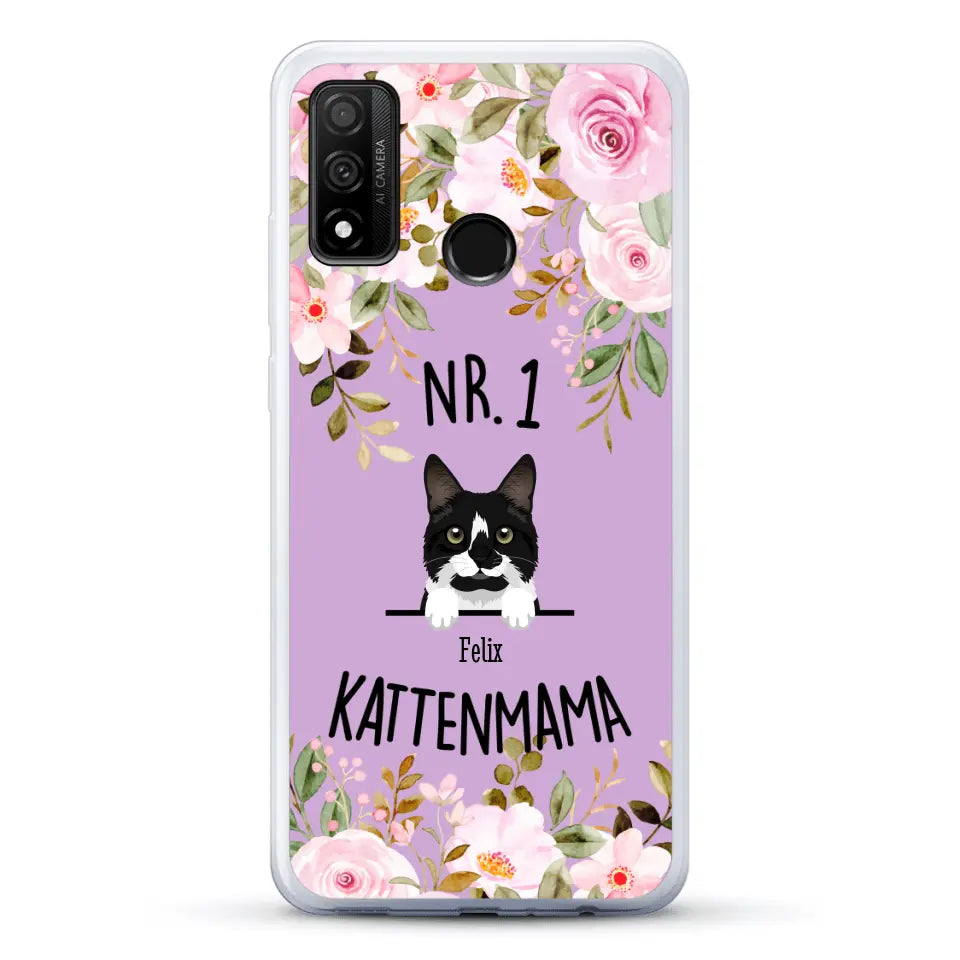 No. 1 Kattenmama - Gepersonaliseerd telefoonhoesje