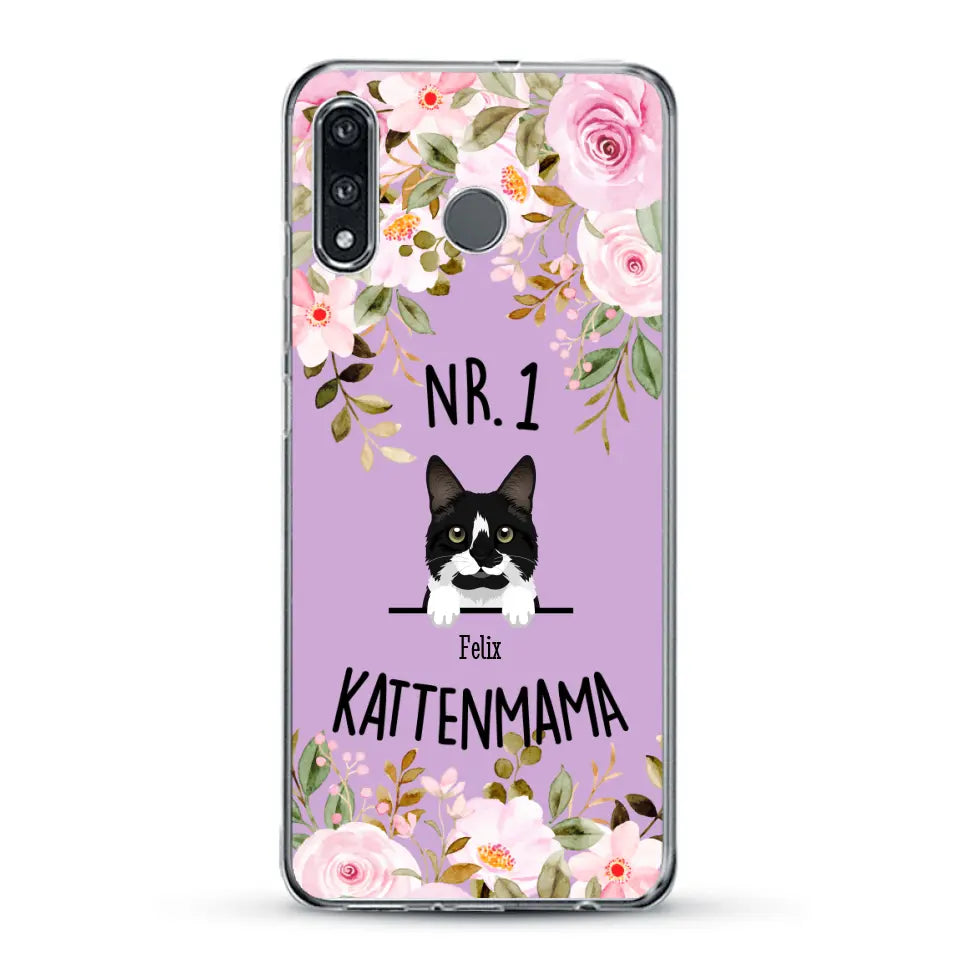No. 1 Kattenmama - Gepersonaliseerd telefoonhoesje