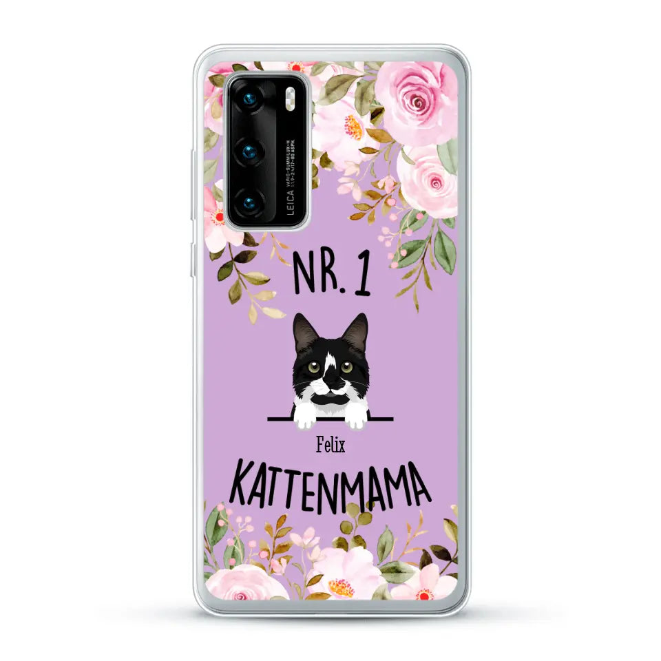 No. 1 Kattenmama - Gepersonaliseerd telefoonhoesje