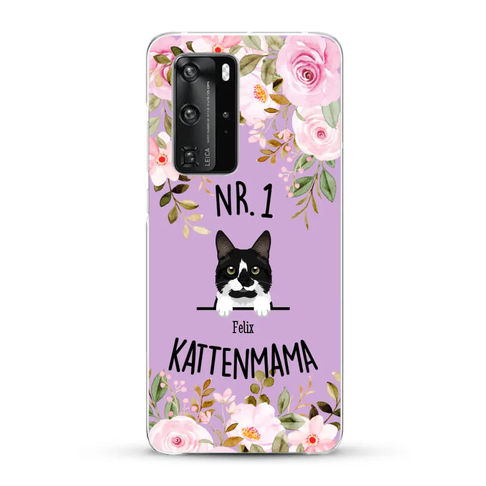No. 1 Kattenmama - Gepersonaliseerd telefoonhoesje