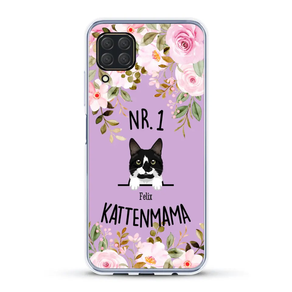 No. 1 Kattenmama - Gepersonaliseerd telefoonhoesje