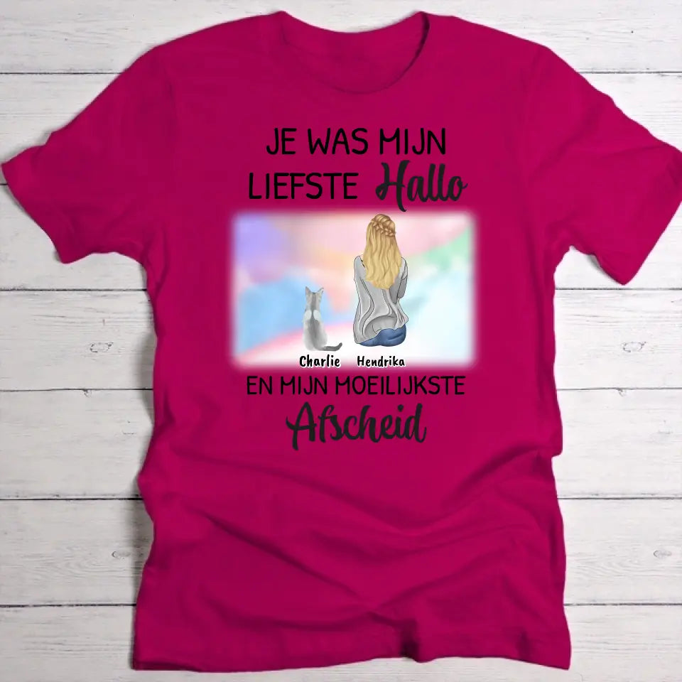 Mijn liefste Hallo - Gepersonaliseerde t-shirt