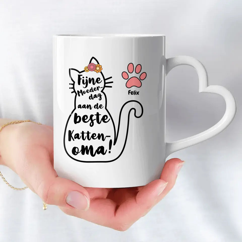 Beste kattenmama  - Gepersonaliseerde Mok