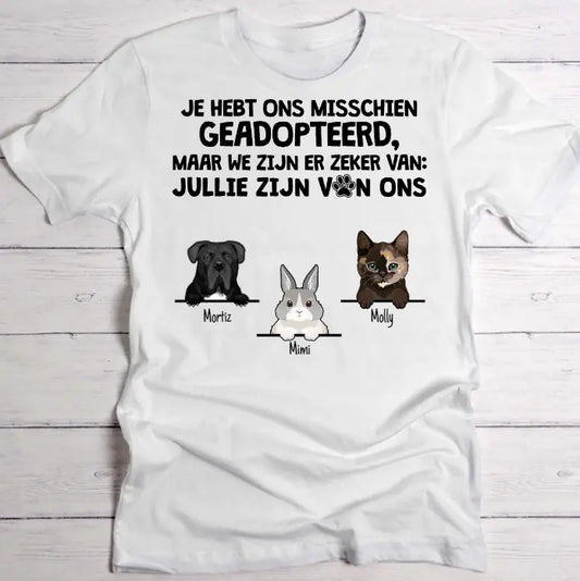 Geadopteerd - Gepersonaliseerd T-Shirt