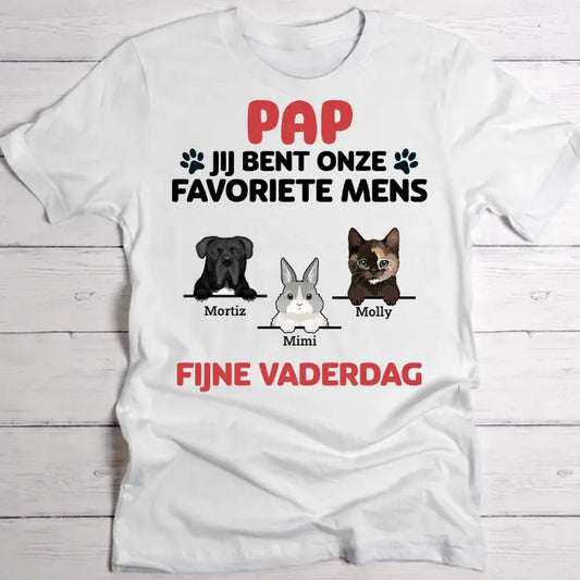 Favoriete mens - gepersonaliseerd T-Shirt