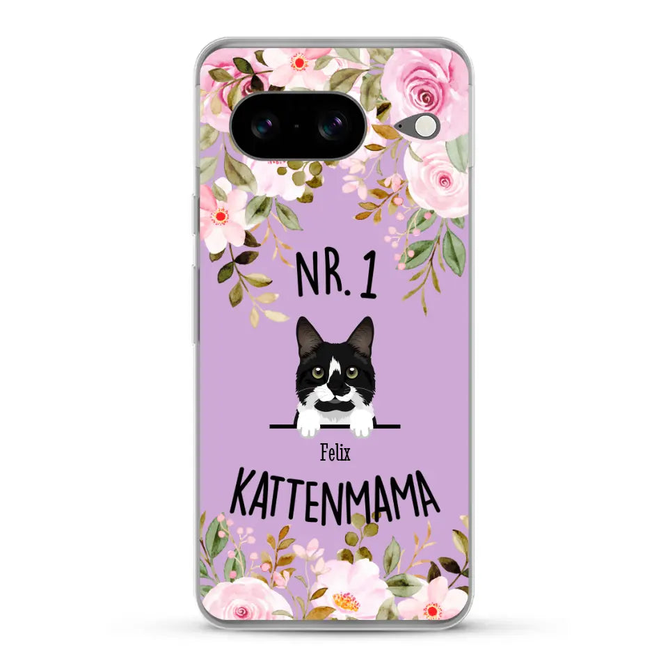 No. 1 Kattenmama - Gepersonaliseerd telefoonhoesje
