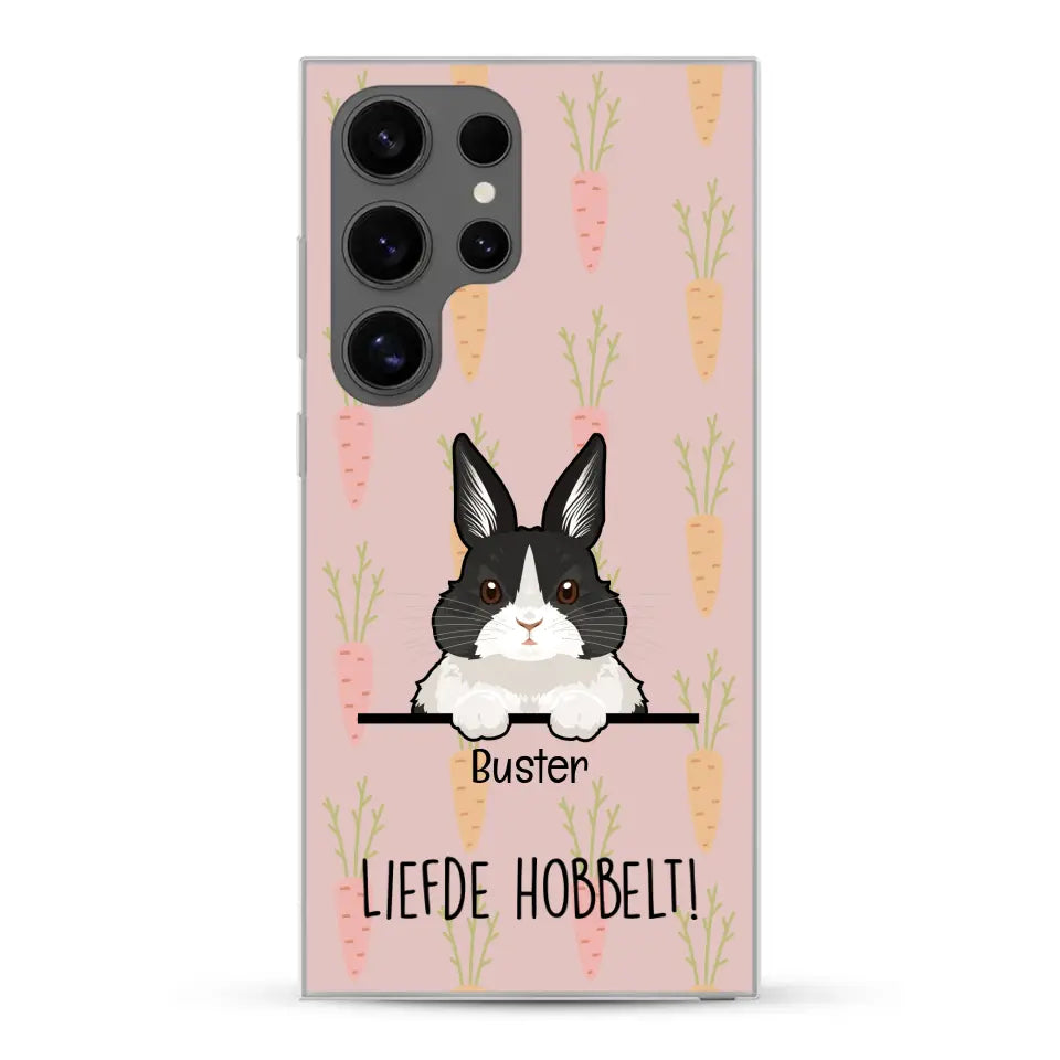 Liefde hobbelt! - Gepersonaliseerd telefoonhoesje