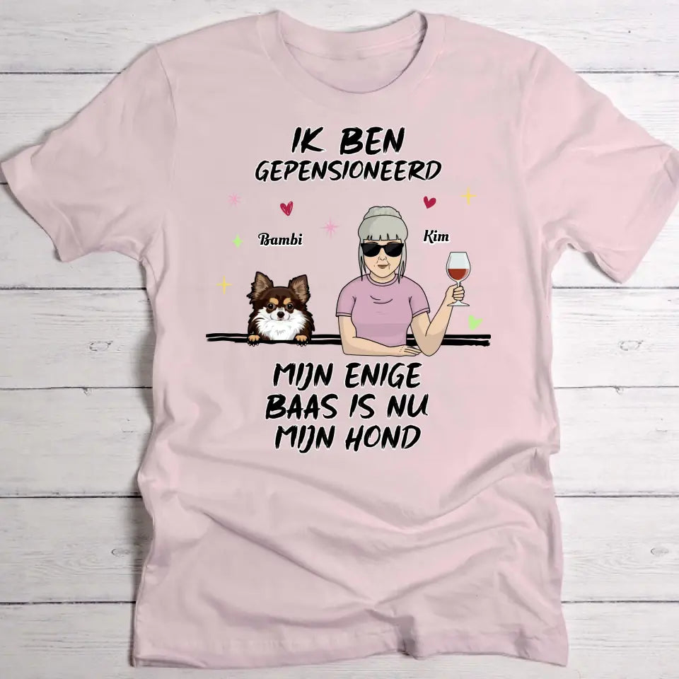 Ik ben gepensioneerd - Gepersonaliseerd T-Shirt