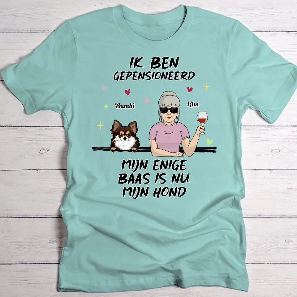 Ik ben gepensioneerd - Gepersonaliseerd T-Shirt