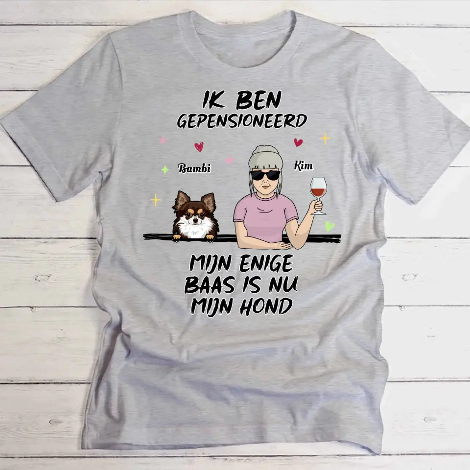 Ik ben gepensioneerd - Gepersonaliseerd T-Shirt