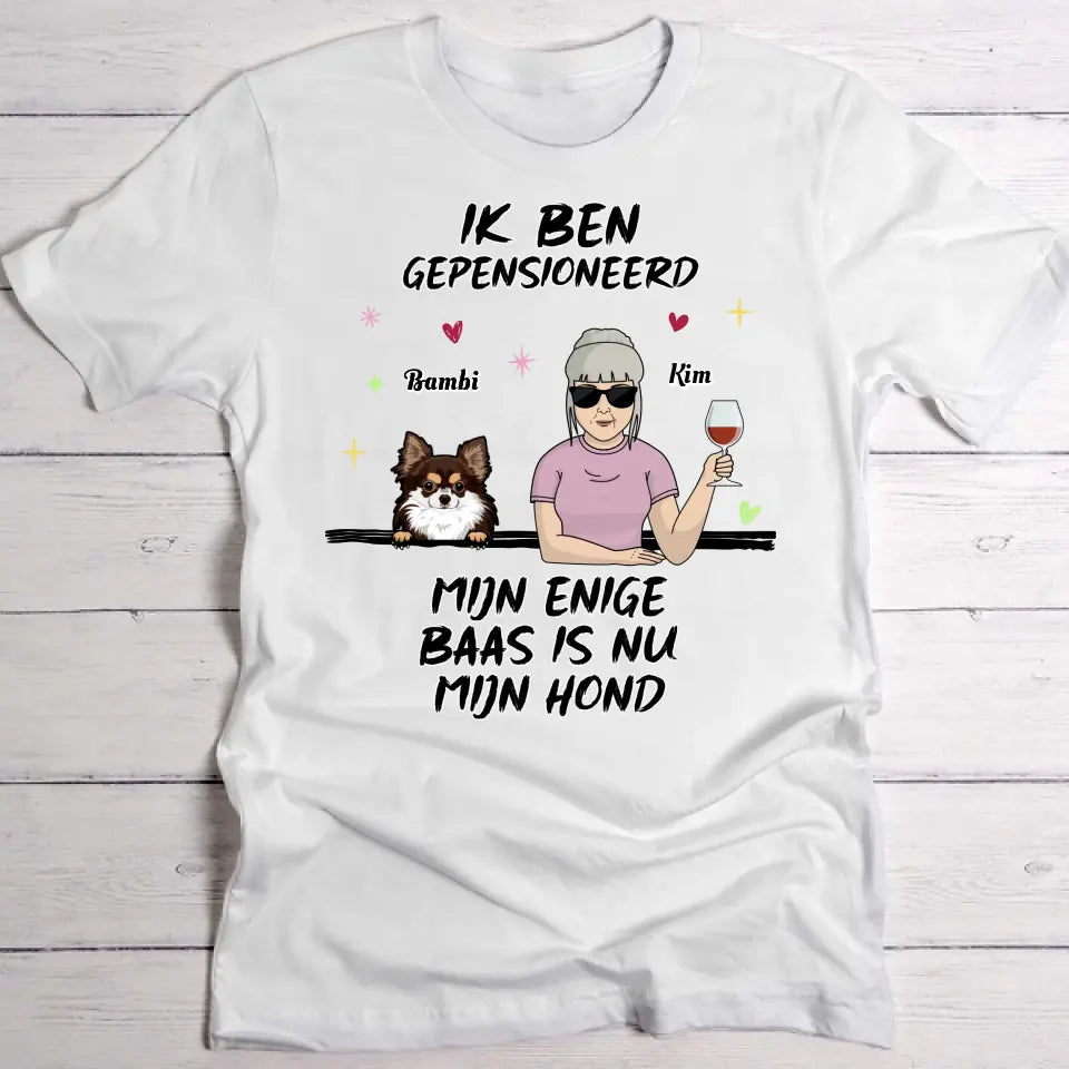 Ik ben gepensioneerd - Gepersonaliseerd T-Shirt