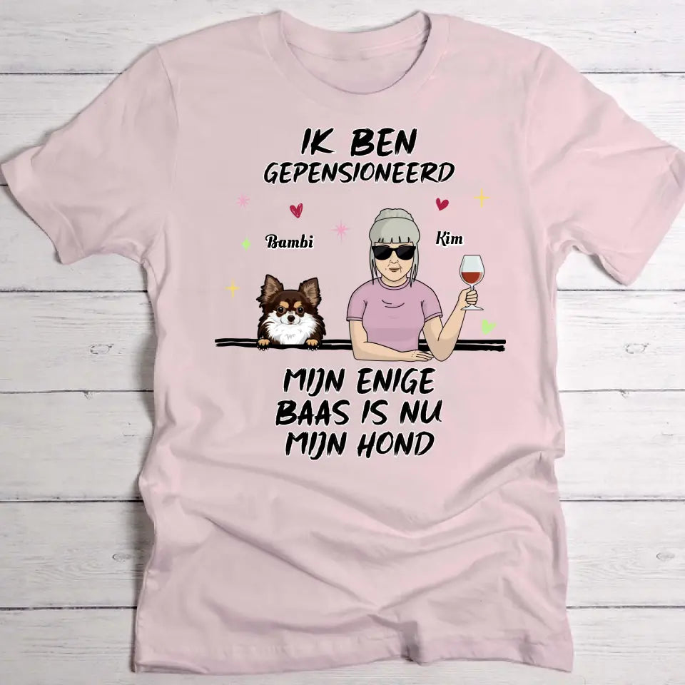 Ik ben gepensioneerd - Gepersonaliseerd T-Shirt