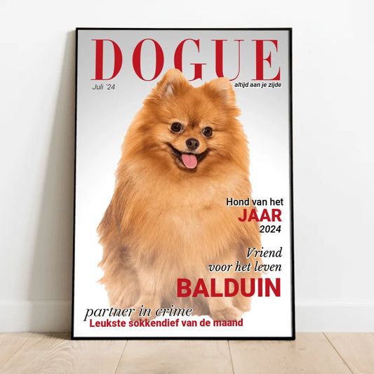 Dogue - Gepersonaliseerde Poster