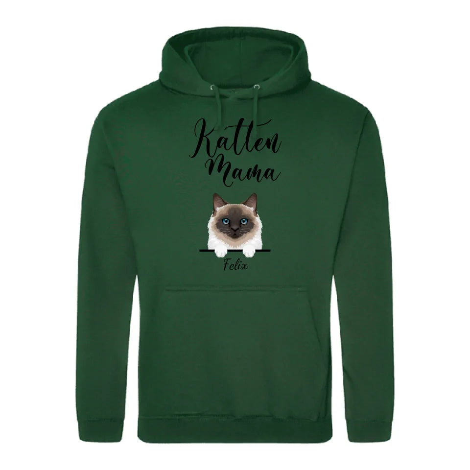 Katten Mama - Gepersonaliseerde hoodie