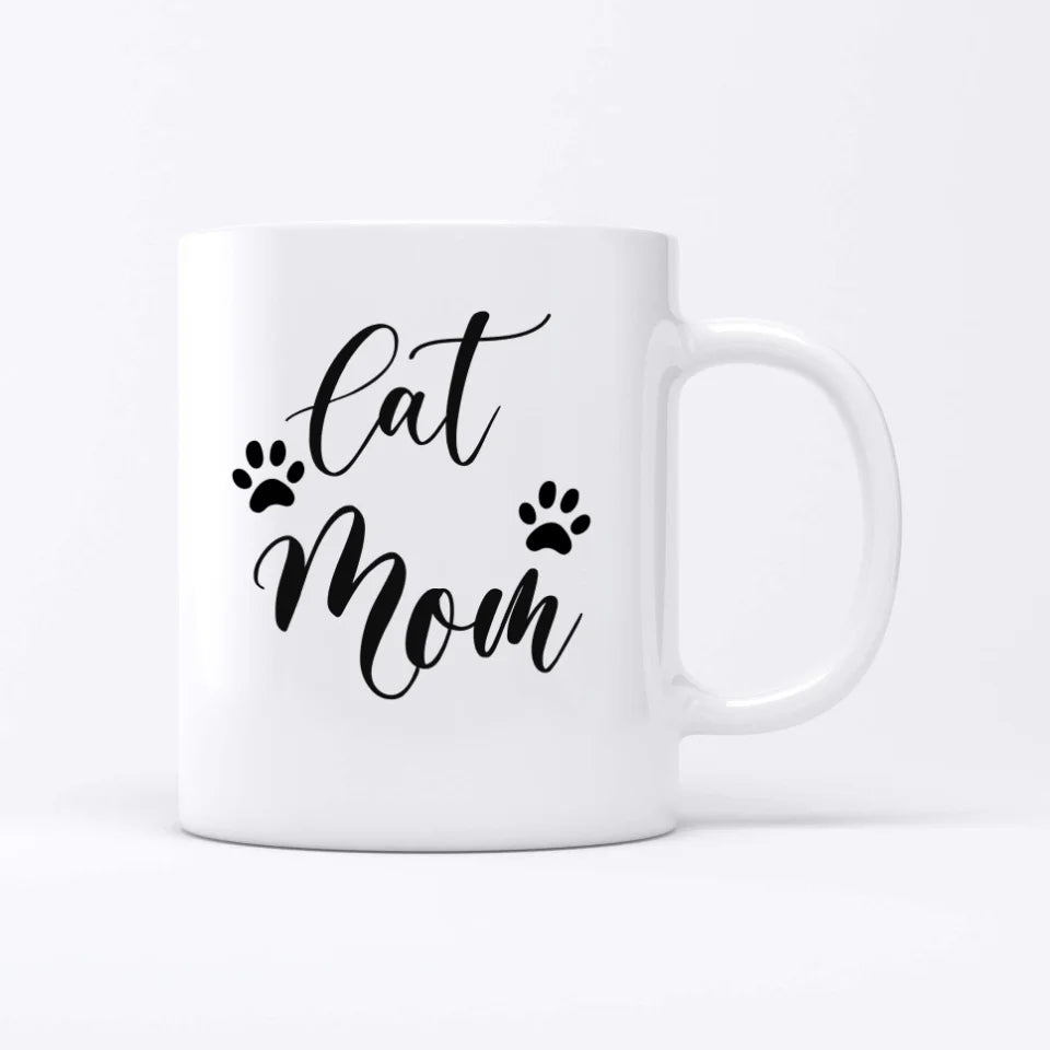 Cat Mom - Gepersonaliseerde mok