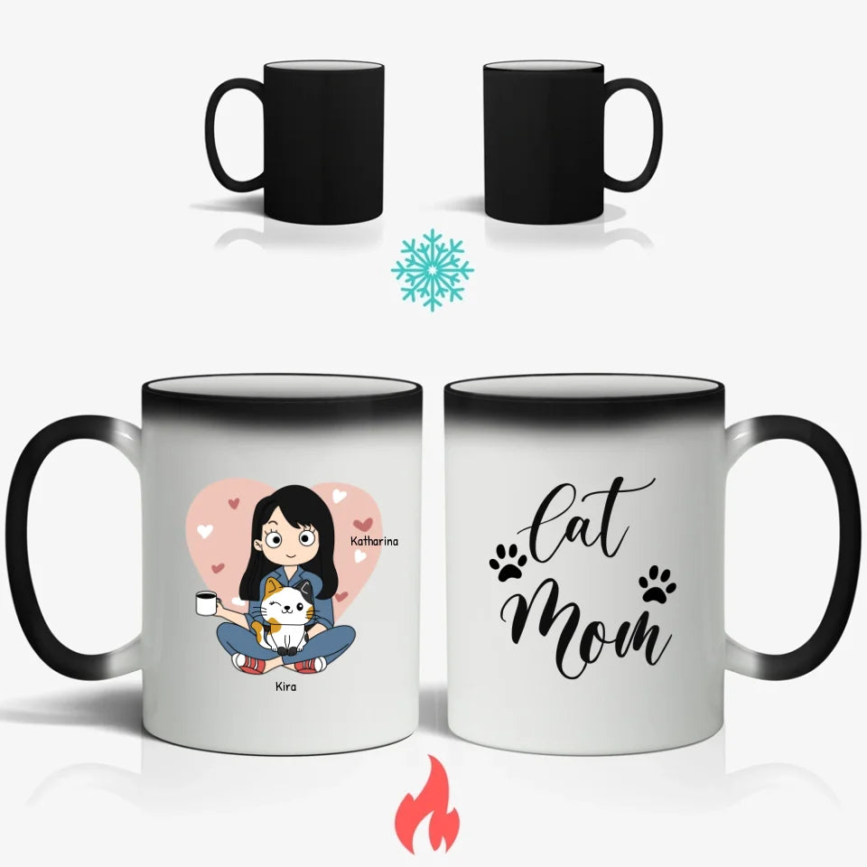 Cat Mom - Gepersonaliseerde mok