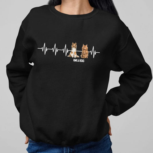 Hartslag - Gepersonaliseerde sweatshirt