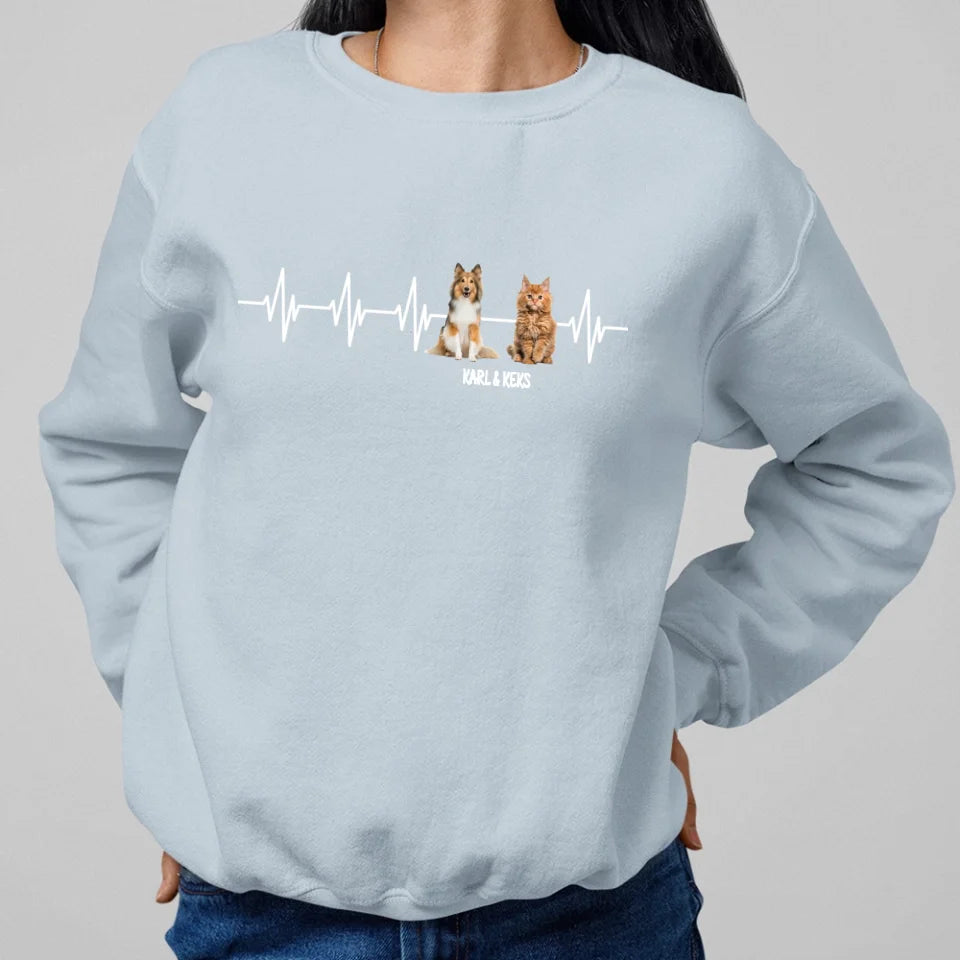 Hartslag - Gepersonaliseerde sweatshirt