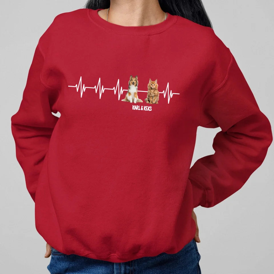 Hartslag - Gepersonaliseerde sweatshirt