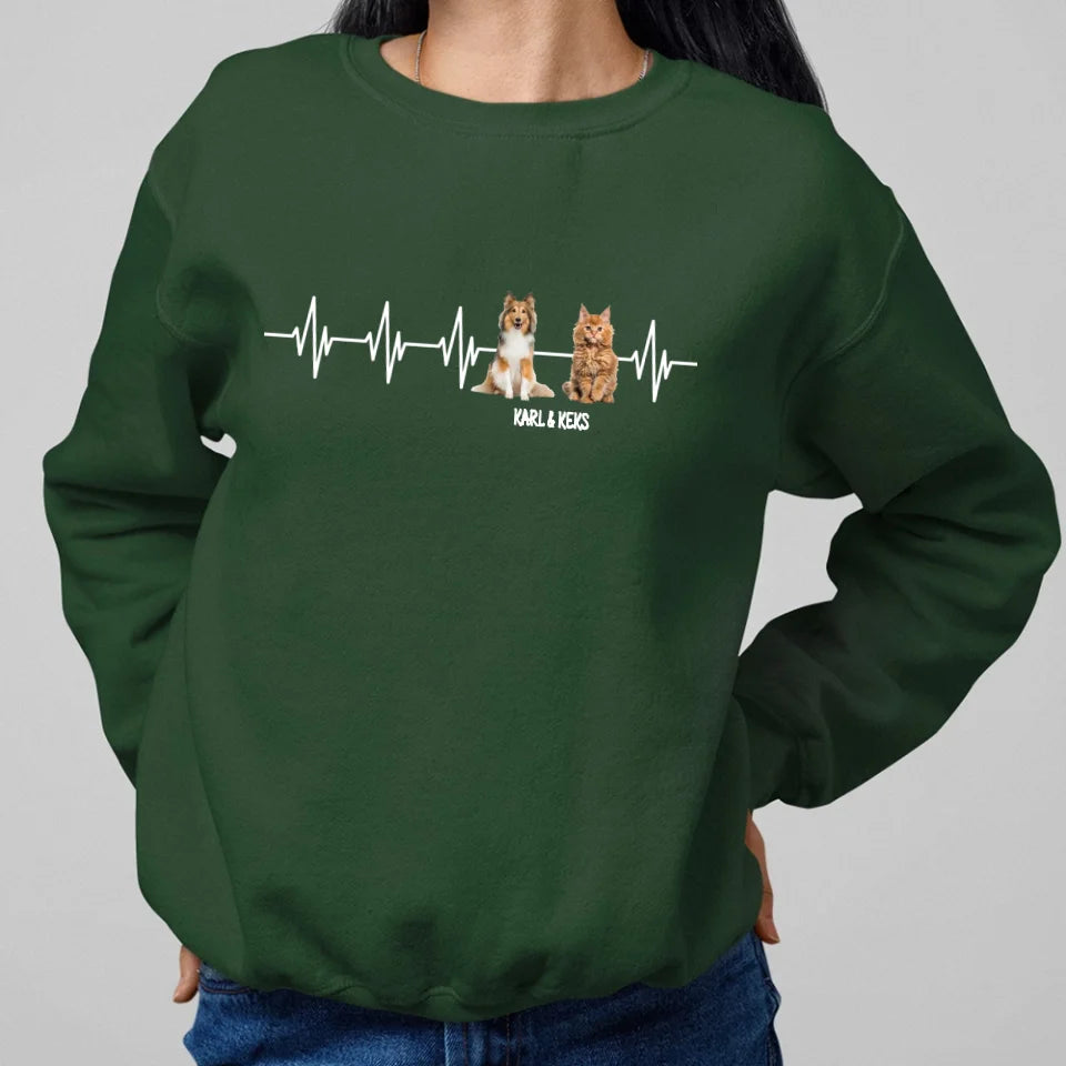 Hartslag - Gepersonaliseerde sweatshirt