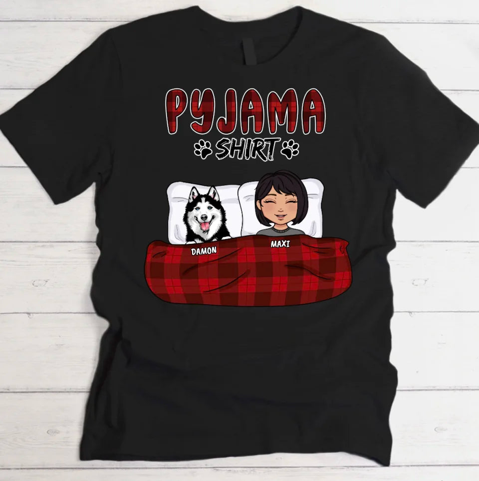 Mijn pyjama shirt - Gepersonaliseerde T-Shirt