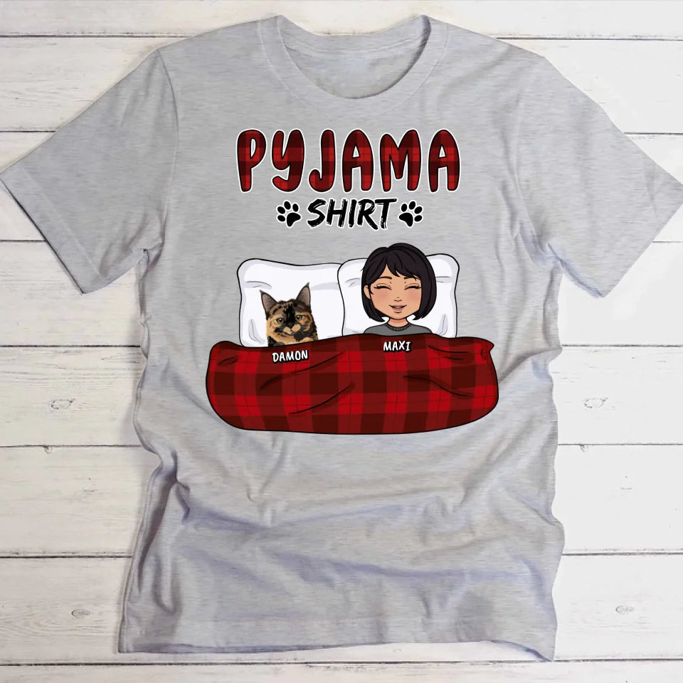 Mijn pyjama shirt - Gepersonaliseerde T-Shirt