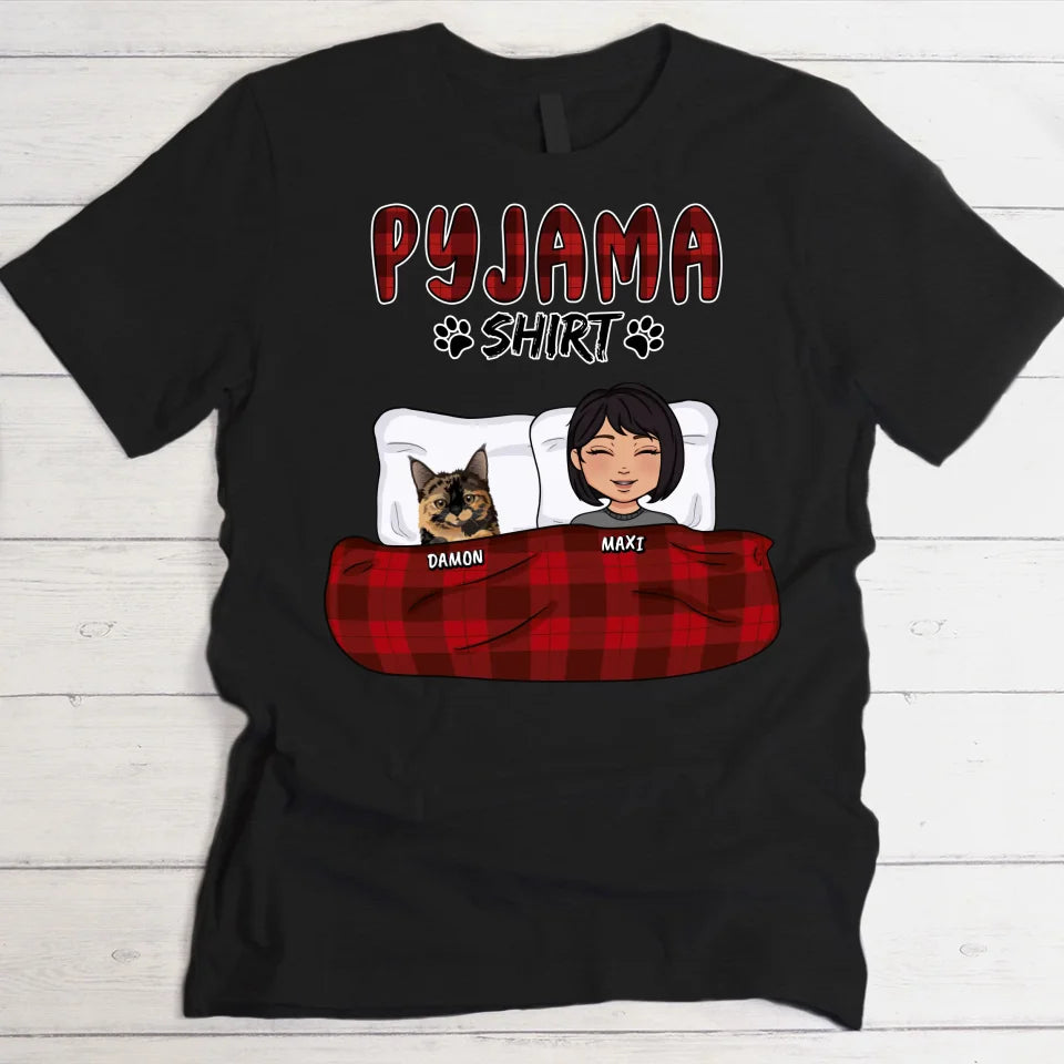 Mijn pyjama shirt - Gepersonaliseerde T-Shirt