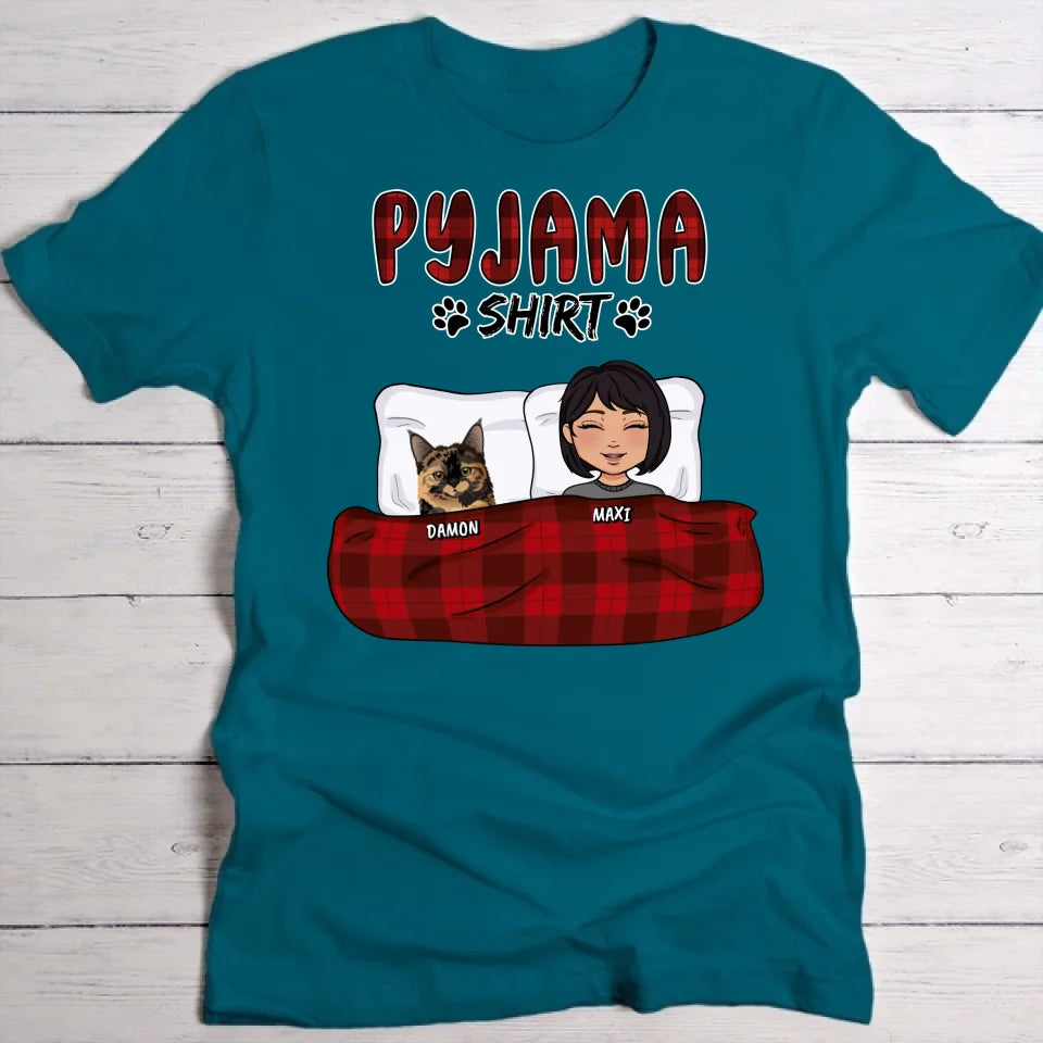 Mijn pyjama shirt - Gepersonaliseerde T-Shirt