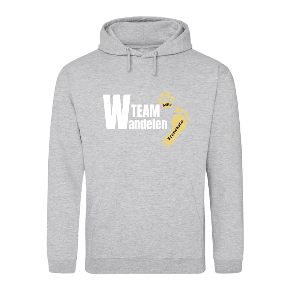 Team wandelen - Gepersonaliseerde Hoodie