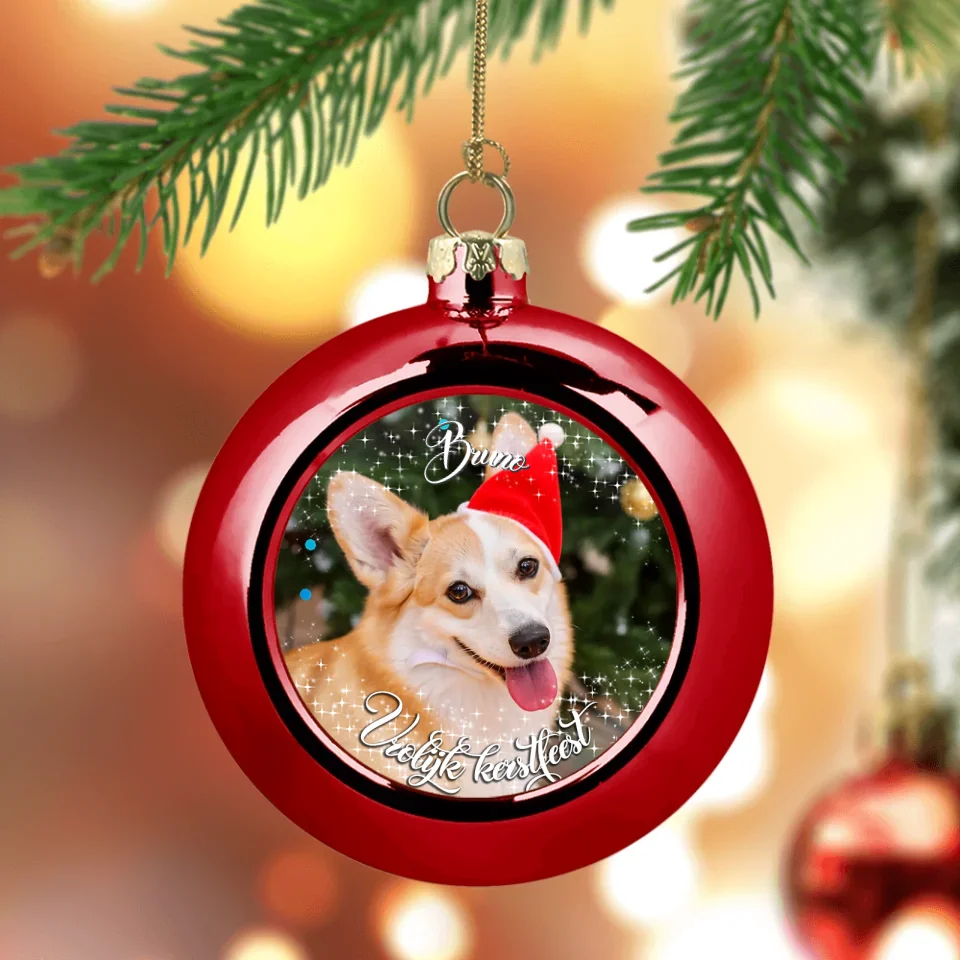 Jouw foto - Gepersonaliseerde kerstbal