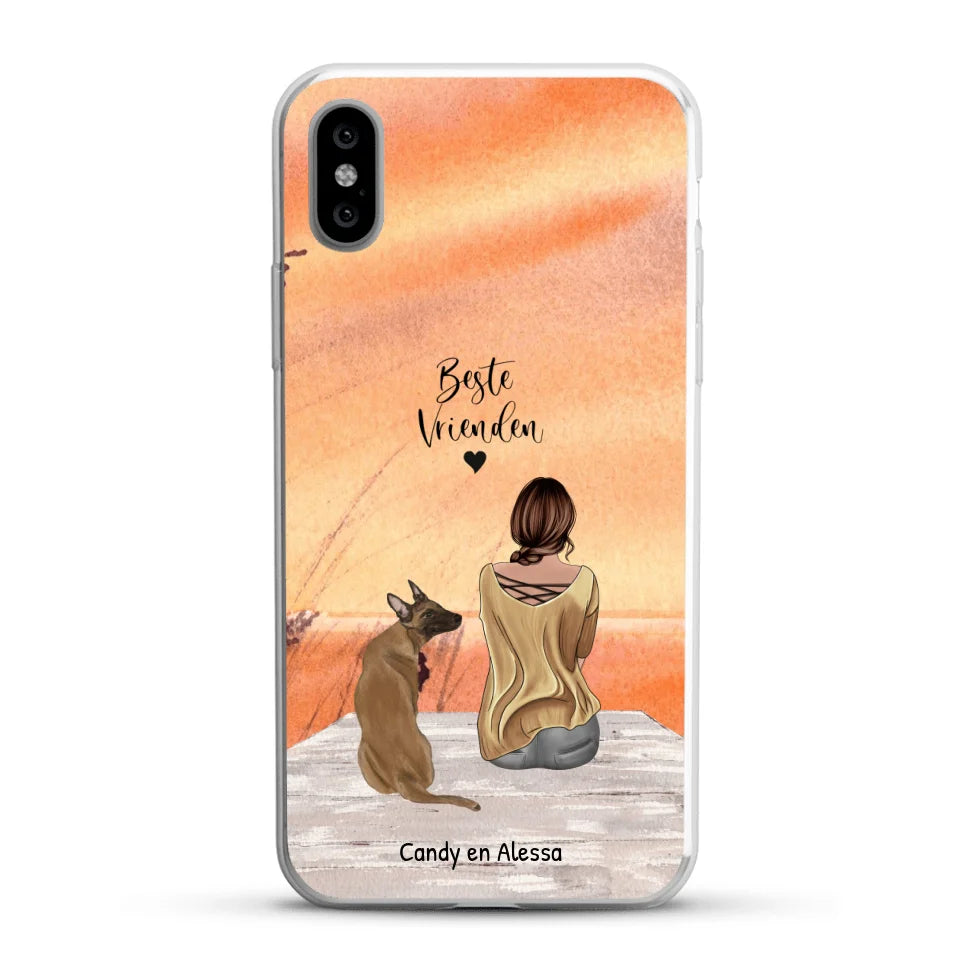 Gepersonaliseerd Telefoonhoesje - Onderweg met huisdier
