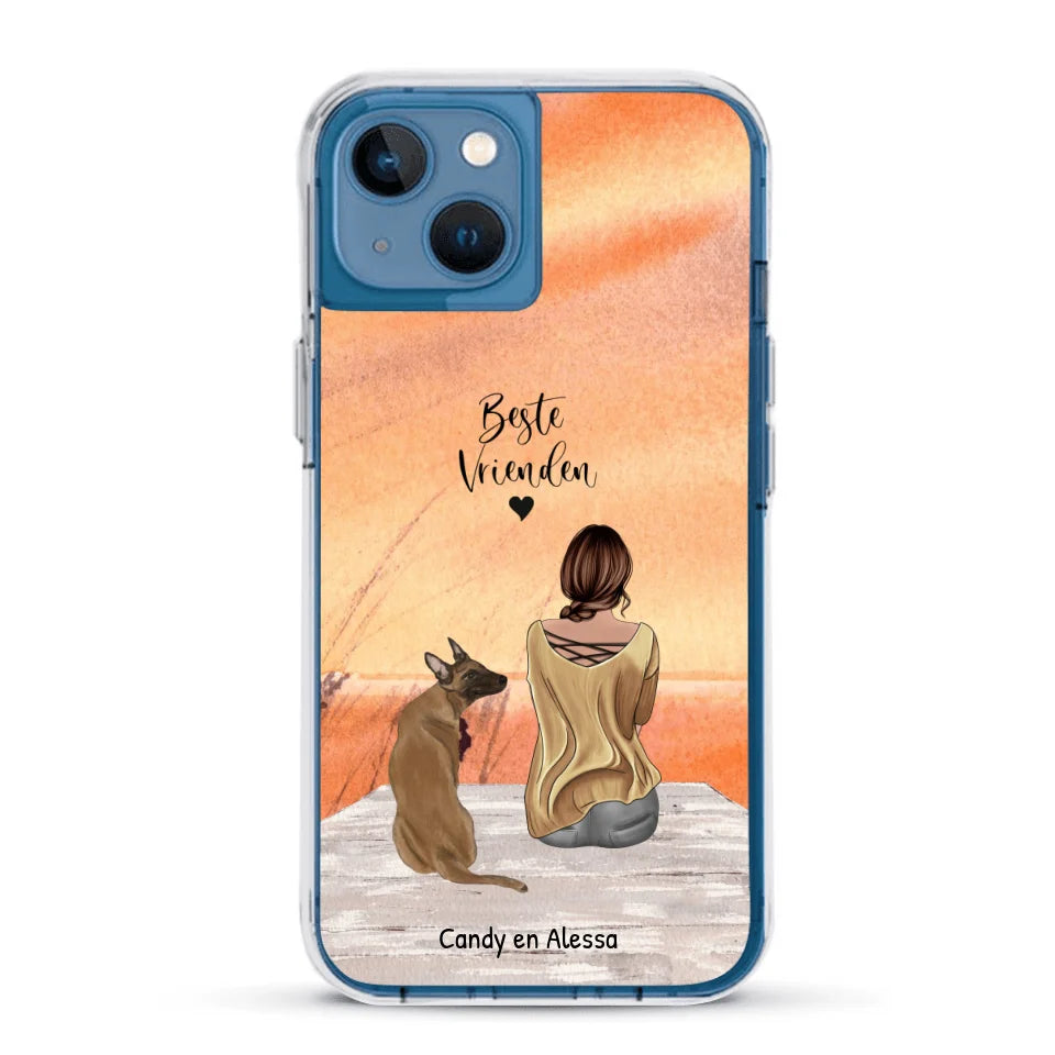 Gepersonaliseerd Telefoonhoesje - Onderweg met huisdier