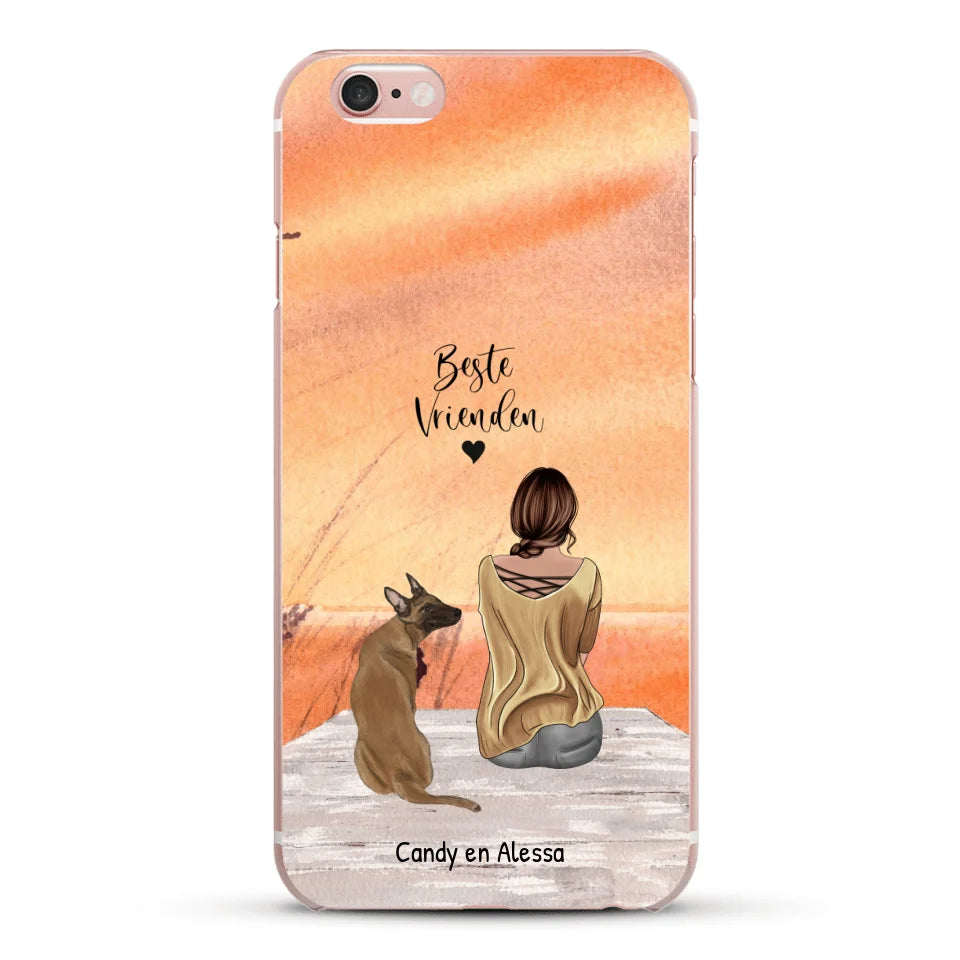 Gepersonaliseerd Telefoonhoesje - Onderweg met huisdier