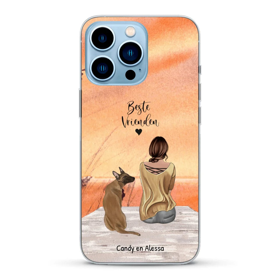 Gepersonaliseerd Telefoonhoesje - Onderweg met huisdier