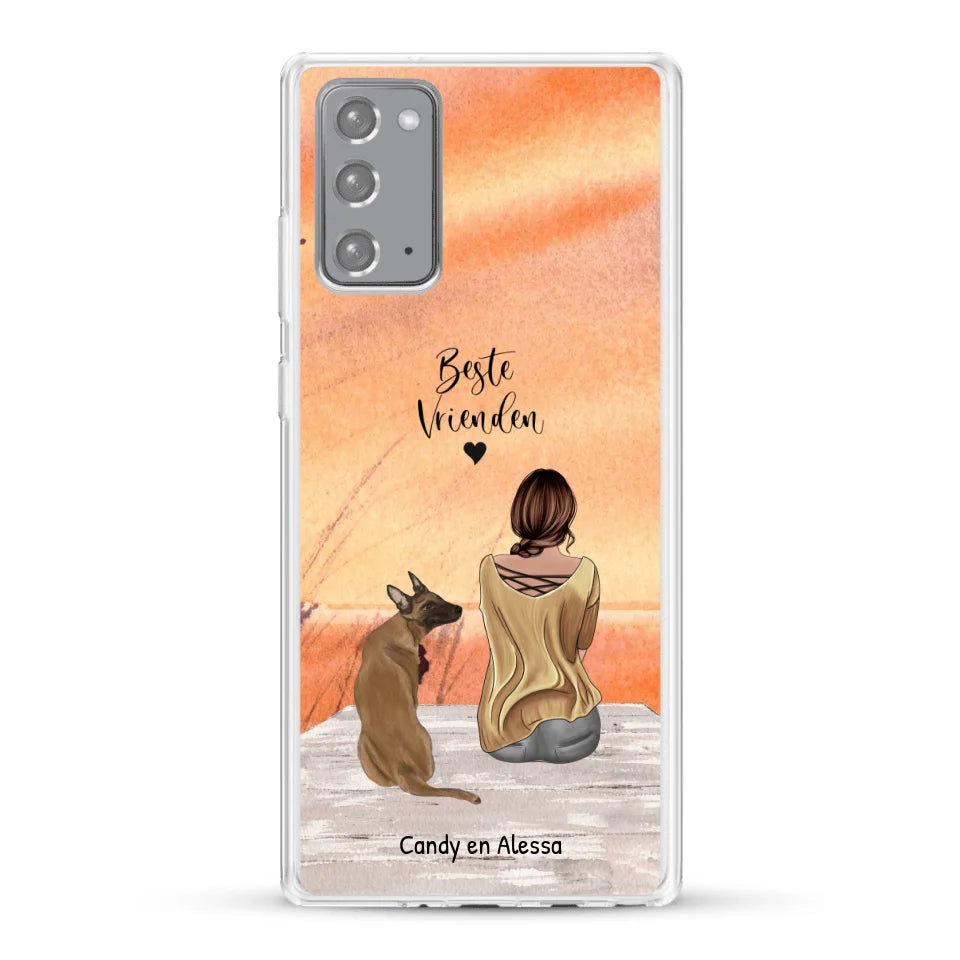 Gepersonaliseerd Telefoonhoesje - Onderweg met huisdier