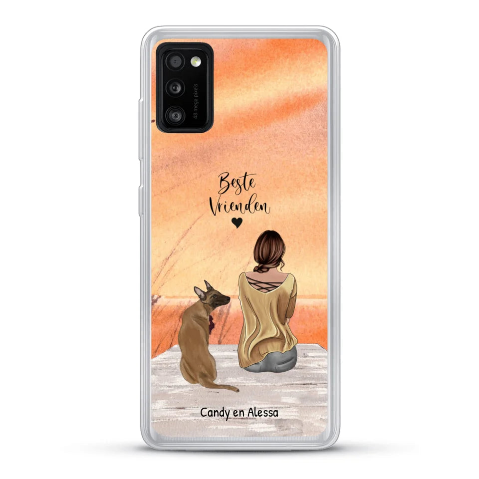 Gepersonaliseerd Telefoonhoesje - Onderweg met huisdier