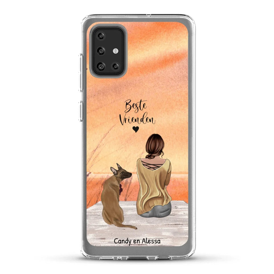 Gepersonaliseerd Telefoonhoesje - Onderweg met huisdier