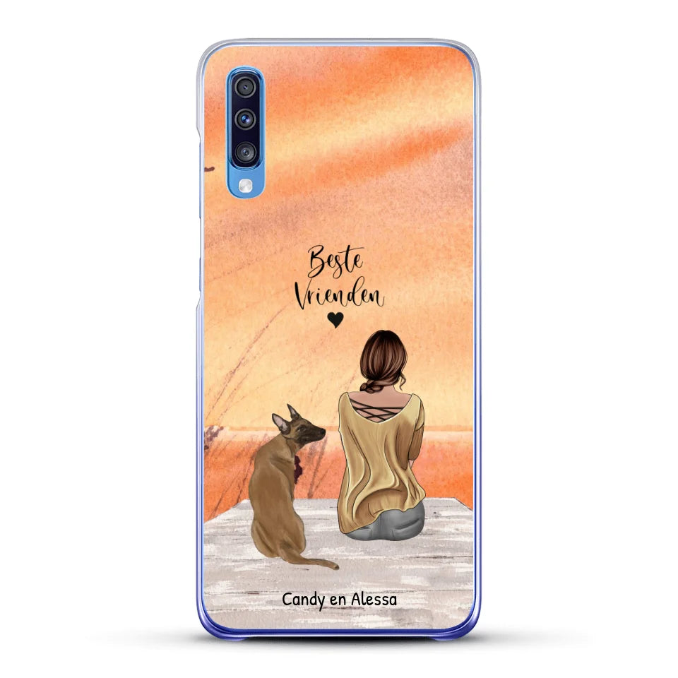 Gepersonaliseerd Telefoonhoesje - Onderweg met huisdier