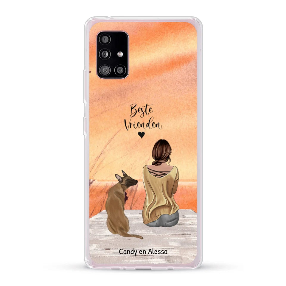 Gepersonaliseerd Telefoonhoesje - Onderweg met huisdier