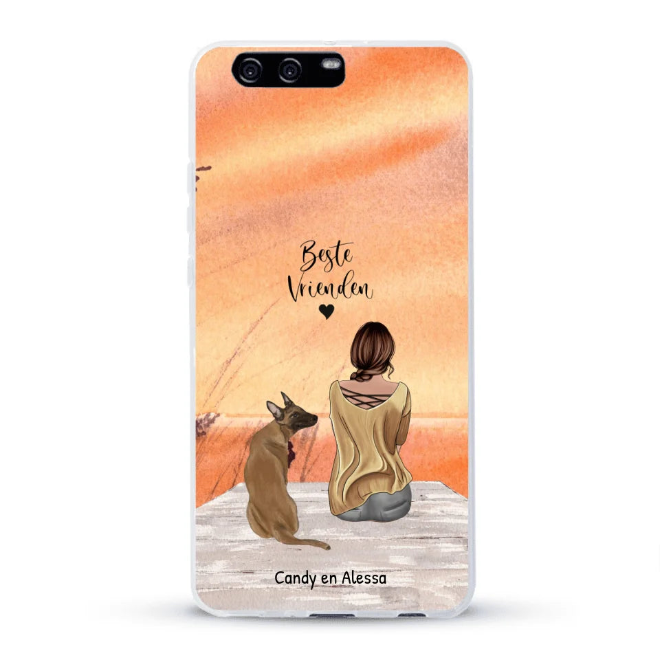 Onderweg met huisdier - Gepersonaliseerd Telefoonhoesje