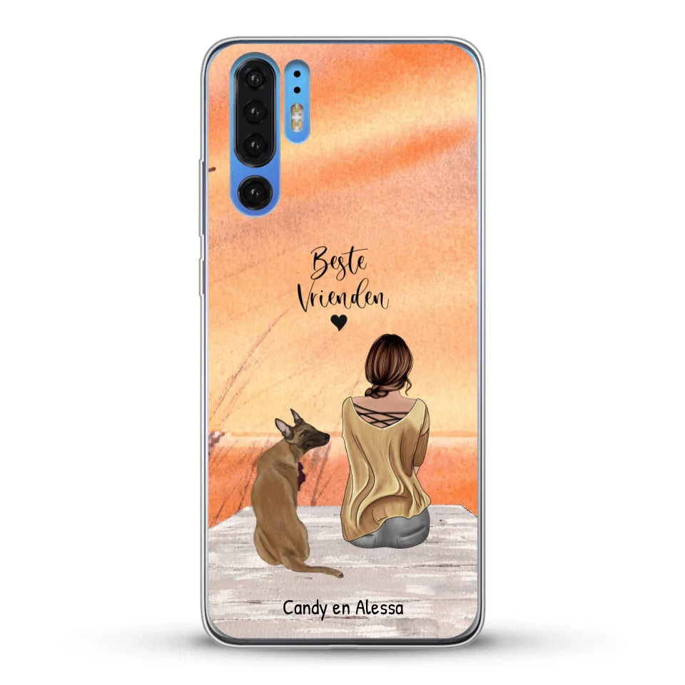 Onderweg met huisdier - Gepersonaliseerd Telefoonhoesje